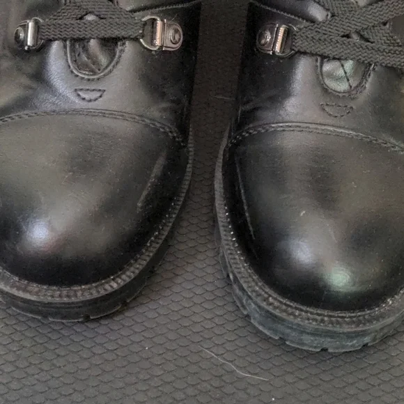 Guess Lug sole combat lace up hiking boots - Picture 6 of 12